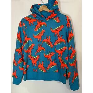 Spotted Zebra Kid's Dinosaur Hoodie size XXL (14-16) Pre-Owned